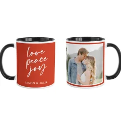 Love Peace Joy Photo Mug