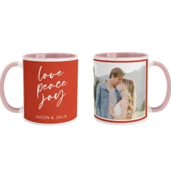 Love Peace Joy Photo Mug