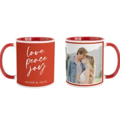 Love Peace Joy Photo Mug
