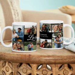 Love Photo Collage Mug