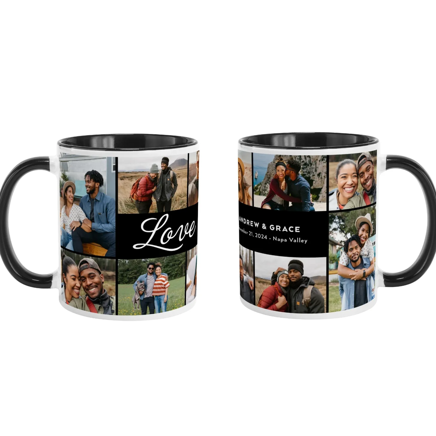 Love Photo Collage Mug