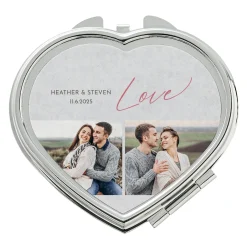 Love Photo Heart Mirror