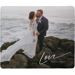 Love Photo Plush Blanket