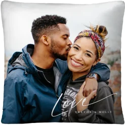 Love Photo Throw Pillow