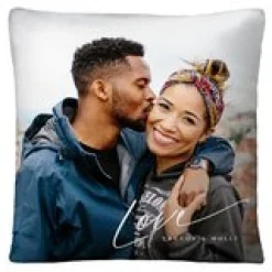 Love Photo Throw Pillow