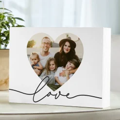 Love Photo Wood Block