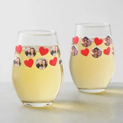 Love Rocks Photo Glassware