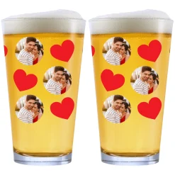Love Rocks Photo Glassware