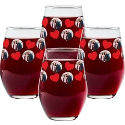 Love Rocks Photo Glassware