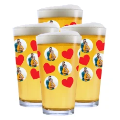 Love Rocks Photo Glassware