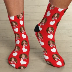 Love Rocks Photo Socks