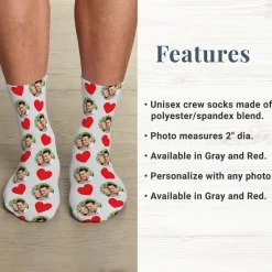 Love Rocks Photo Socks