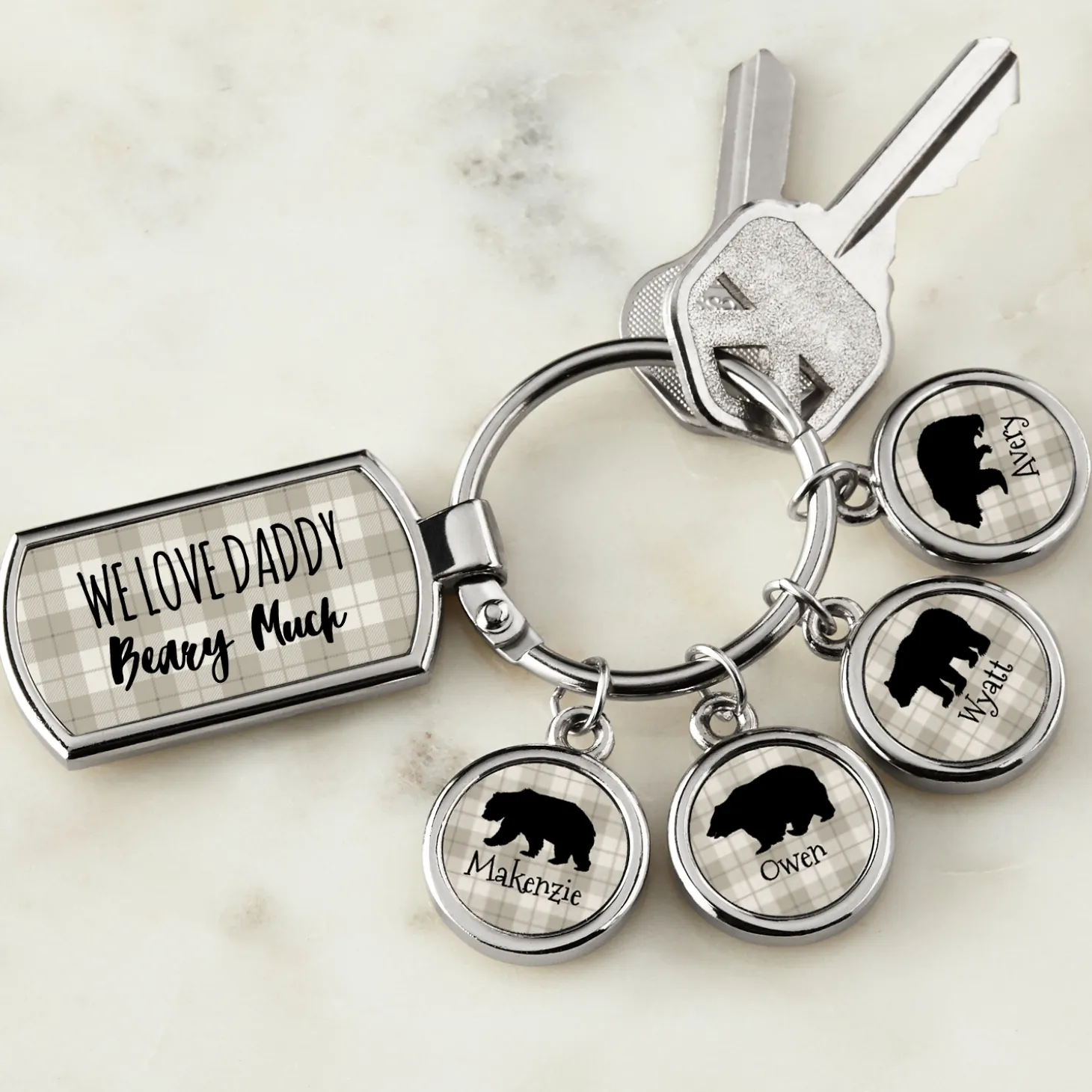 Love You Beary Much Keychain