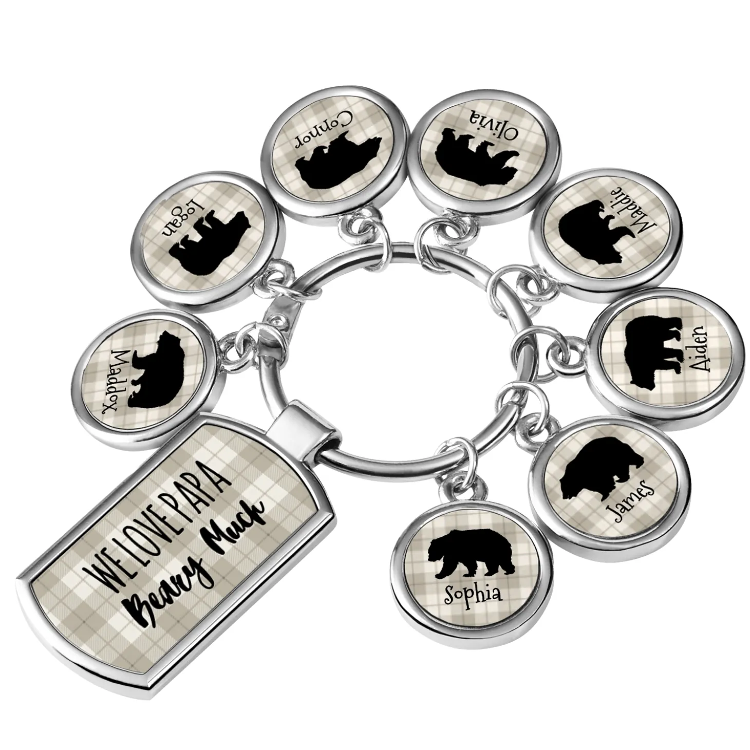 Love You Beary Much Keychain