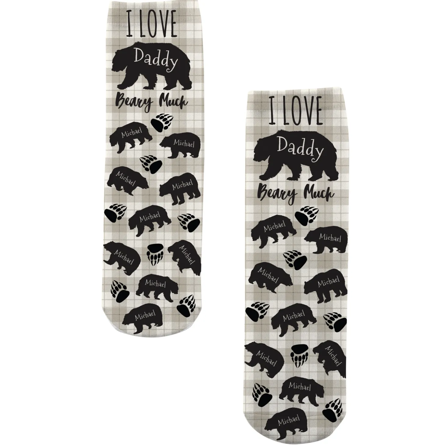 Love You Beary Much Socks