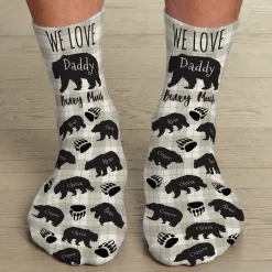 Love You Beary Much Socks