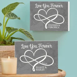 Love You Forever Wood Block