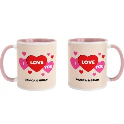Love You Hearts Mug