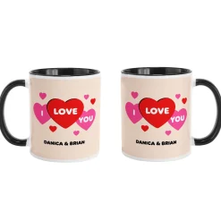 Love You Hearts Mug