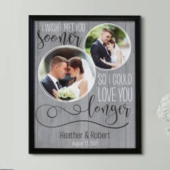 Love You Longer Photo Canvas