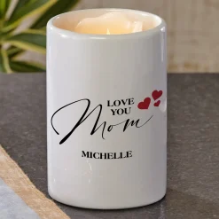Love You Mom LED Votive Candle