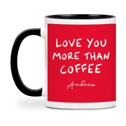 Love You More Heart Photo Mug