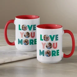 Love You More Multi-Photo Mug