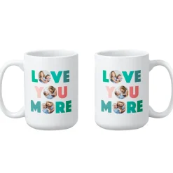 Love You More Multi-Photo Mug