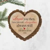 Love You Still Rustic Wood Heart Ornament