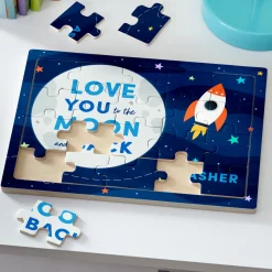 Love You to the Moon and Back Wooden Puzzle