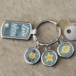 Love You To The Moon Keychain
