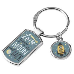 Love You To The Moon Keychain