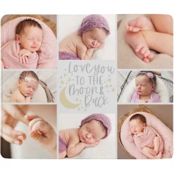 Love You To The Moon Photo Plush Blanket