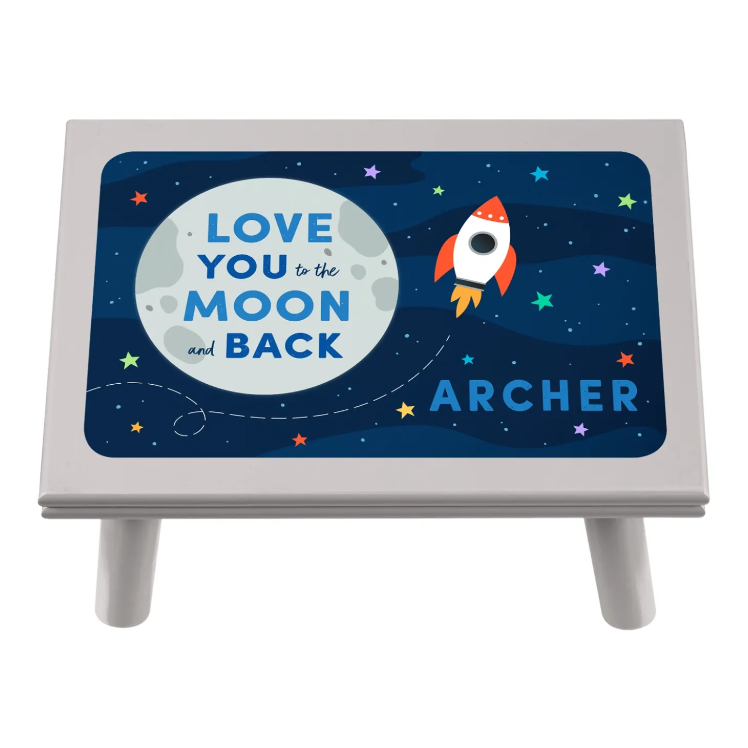 Love You To The Moon Step Stool