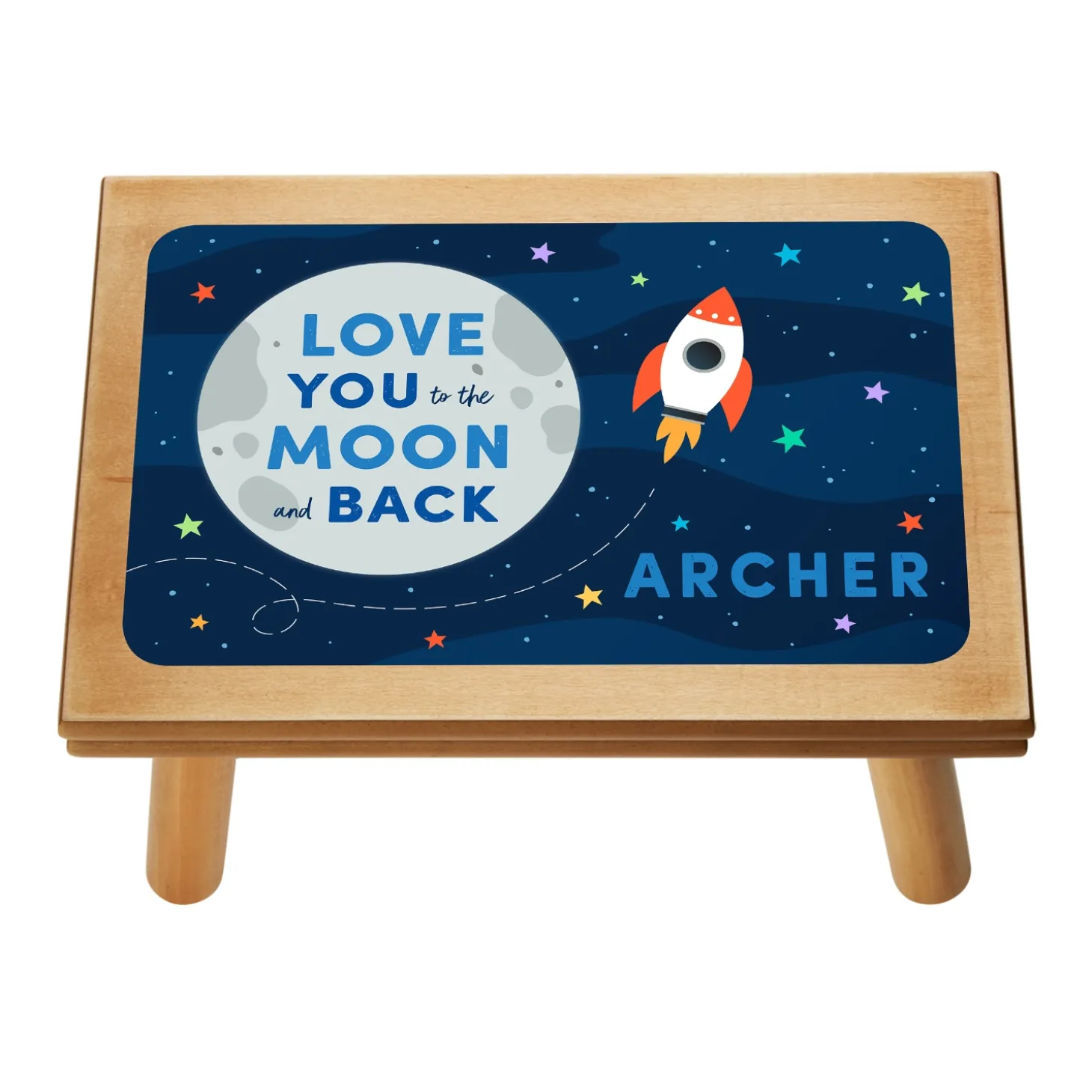 Love You To The Moon Step Stool