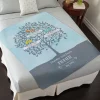 Loving Family Tree Plush Blanket