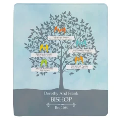 Loving Family Tree Plush Blanket