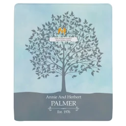 Loving Family Tree Plush Blanket