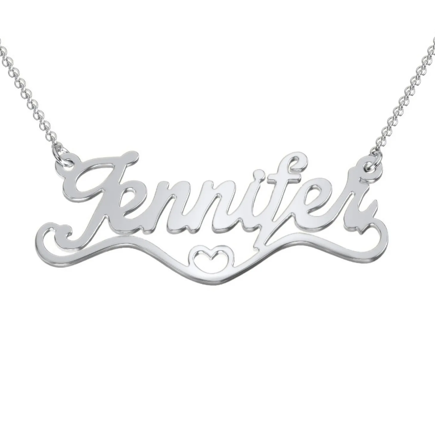 Loving Hearts Personalized Name Necklace