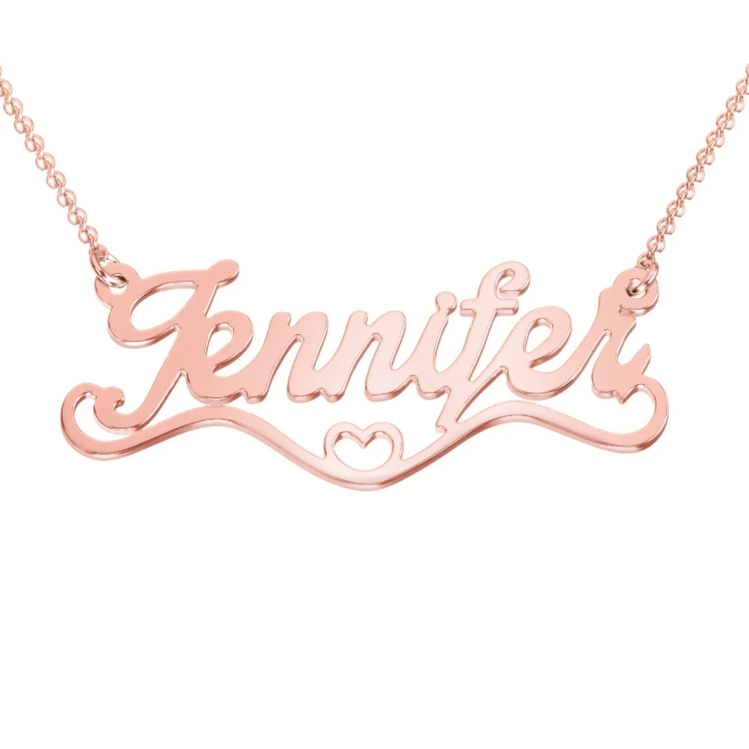 Loving Hearts Personalized Name Necklace