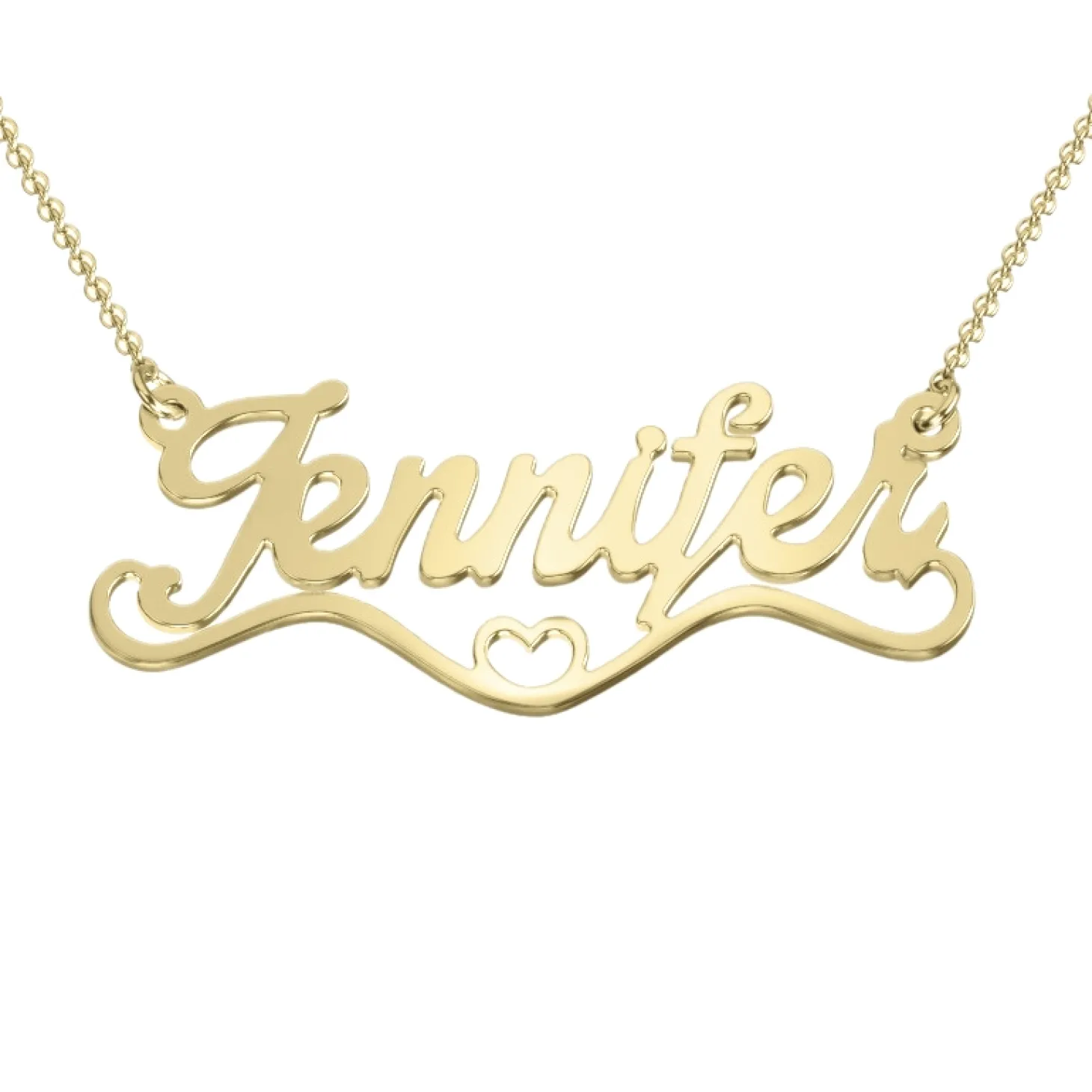 Loving Hearts Personalized Name Necklace