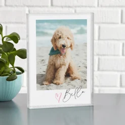 Loving Pet Photo Tribute Glass Block
