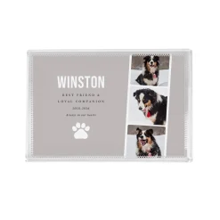 Loyal Companion Pet Photo Glass Block