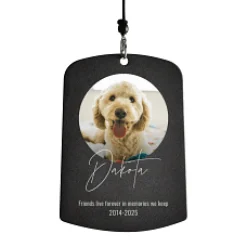 Loyal Hearts Pet Photo Memorial 44 Inch Wind Chime