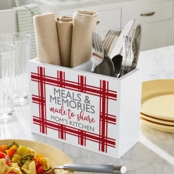 Made To Share Wood Utensil Caddy