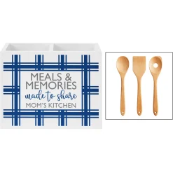 Made To Share Wood Utensil Caddy