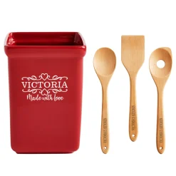 Made with Love Utensil Holder Set