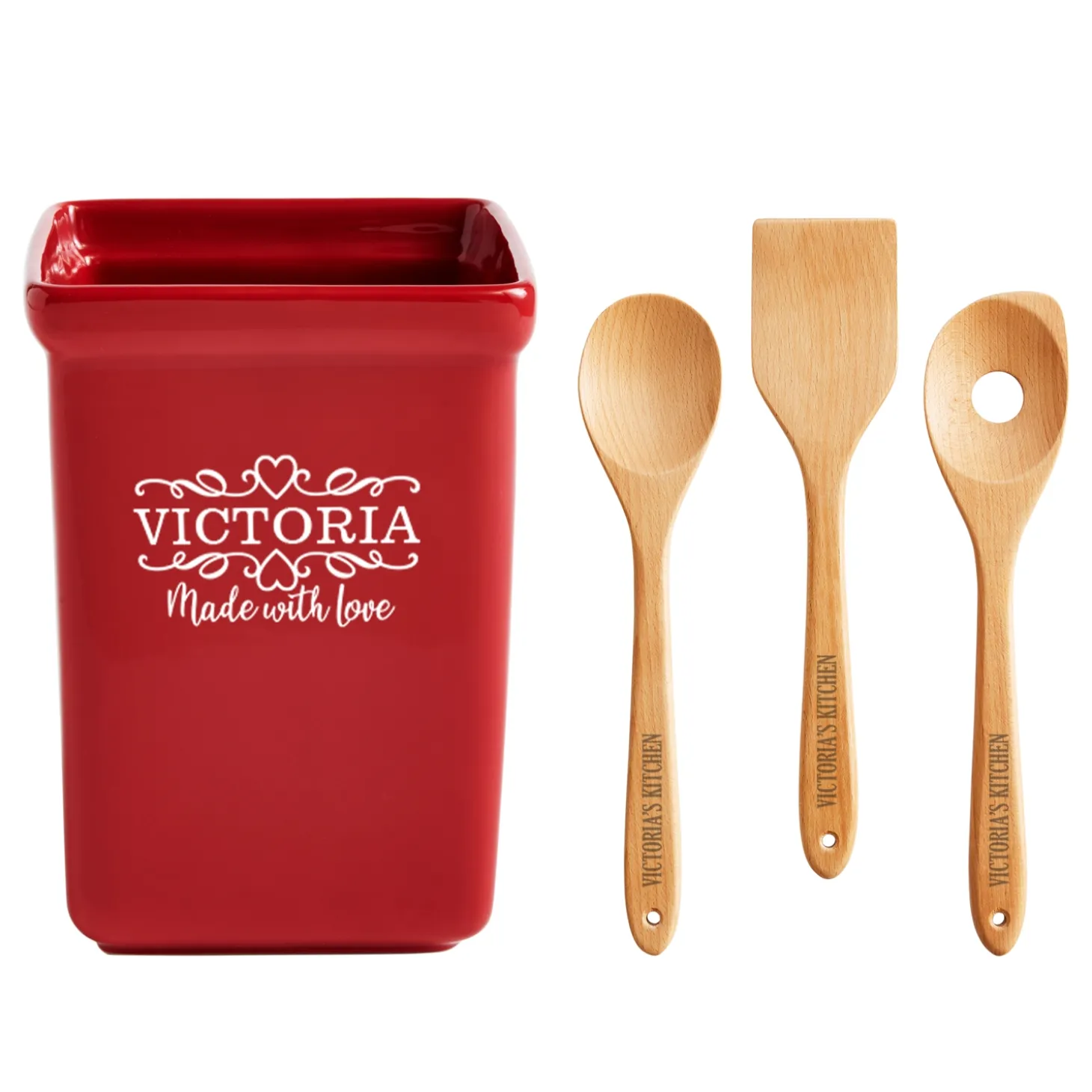 Made with Love Utensil Holder Set