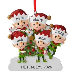 Magical Elf Family Ornament