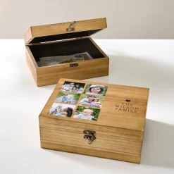 Magical Memories Photo Wood Keepsake Box